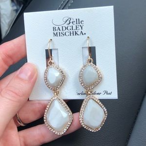 Belle Badgley Mischka earrings